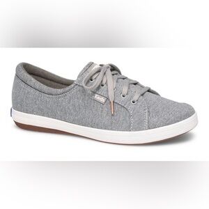 Keds heather gray lace up snkrs WM 9 comfort athleisure